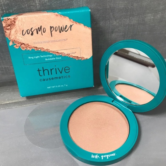 Thrive Causemetics Cosmo Power 3D Strobing Highlighter shade DAWN (Rose Gold) - Picture 2 of 7